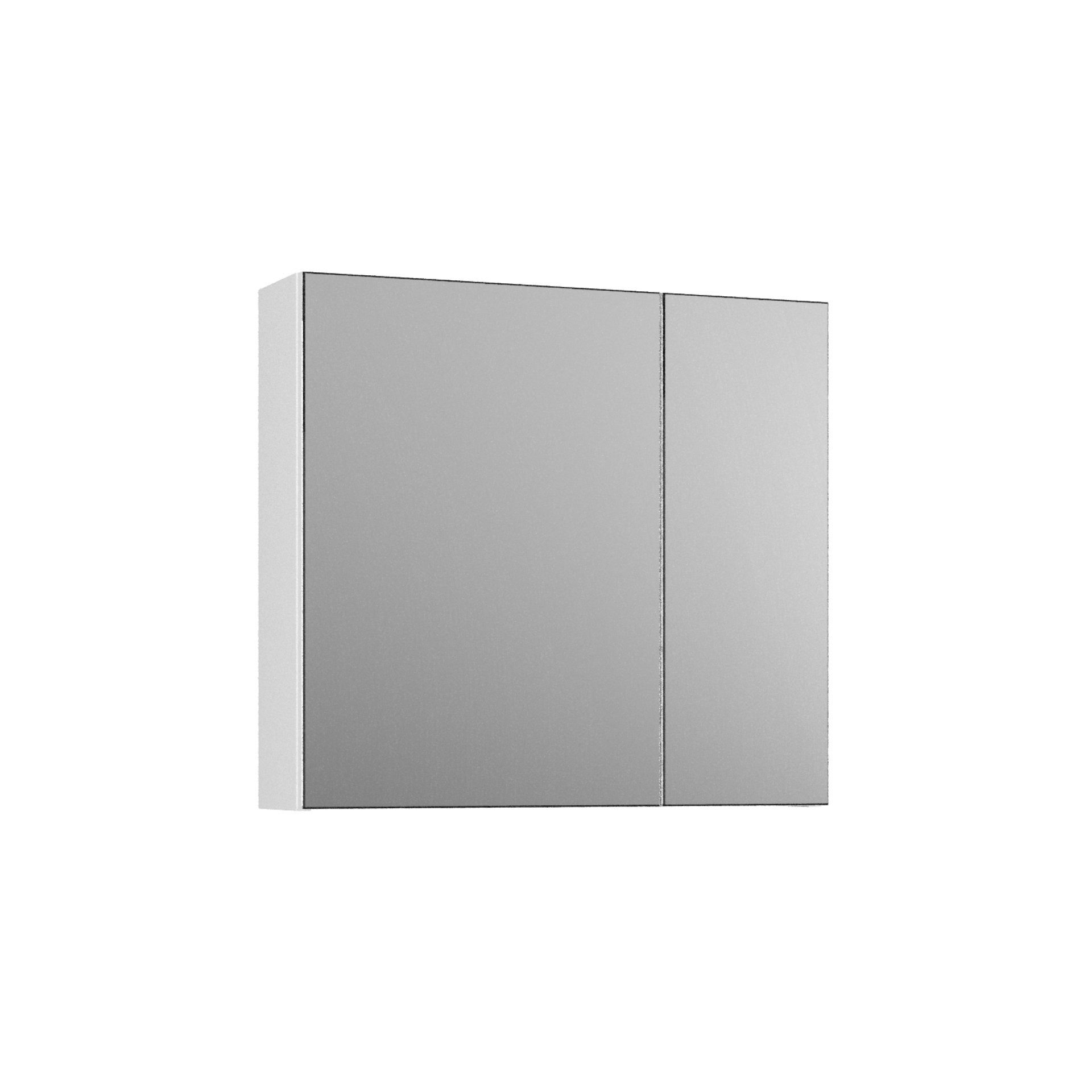 BADEDU Spiegelschrank Spiegelschrank, Badezimmerschrank, Wandspiegel, Badmöbel, Aufbewahrung