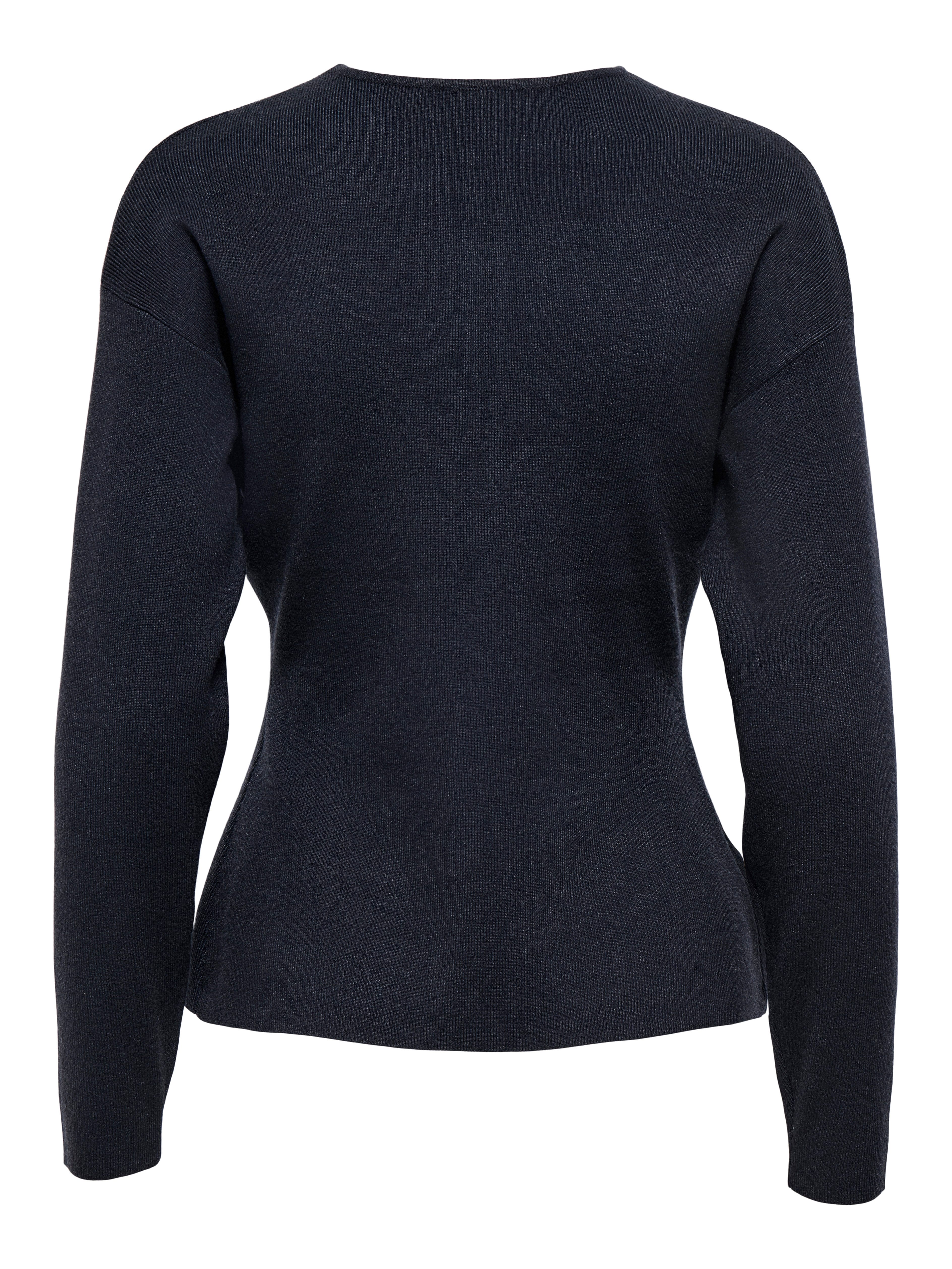 ONLY Strickjacke ONLLUCY LS O-NECK CARDIGAN EX KNT Materialmix, regular fit, Rundhals