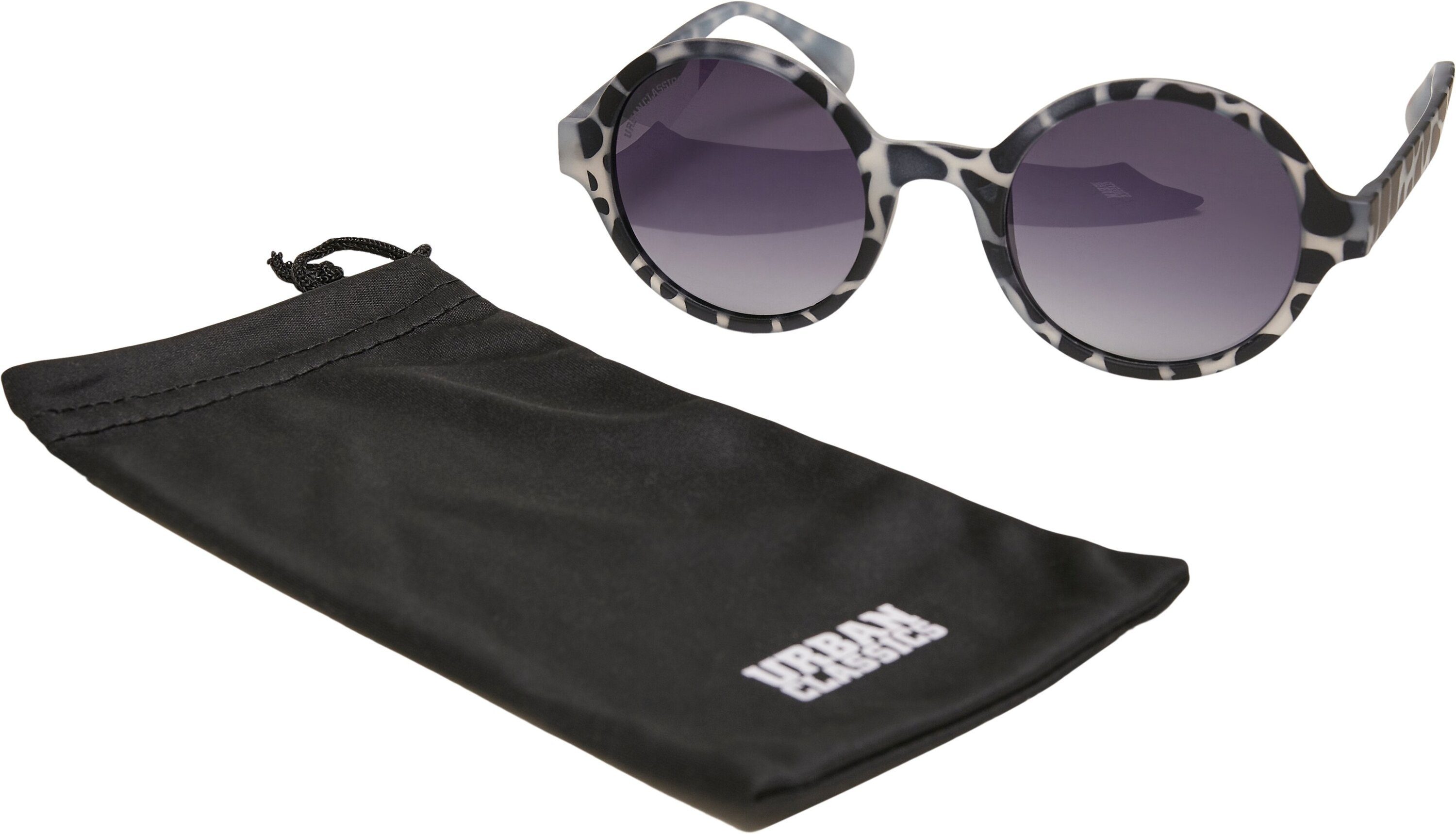 URBAN CLASSICS Sonnenbrille Accessoires grey Retro Sunglasses leo/black Funk UC