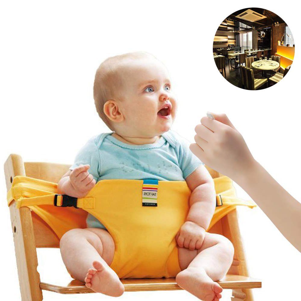 Gelb Hochstuhl-Gurt Stuhl-Sitzgurt Jormftte für Baby Sicherheitsgurt Hochstuhl,für Tragbarer