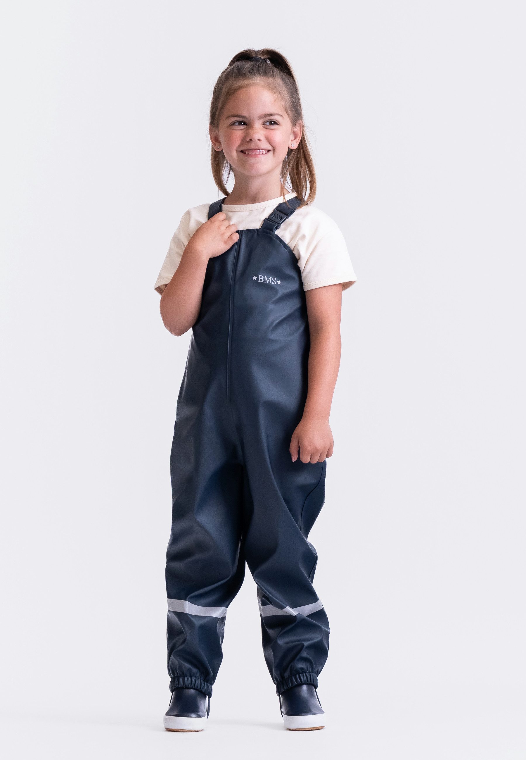 BMS Regen- und Matschlatzhose Räuberwald 100% wasserdichte Regenlatzhose OekoTex zertifiziert