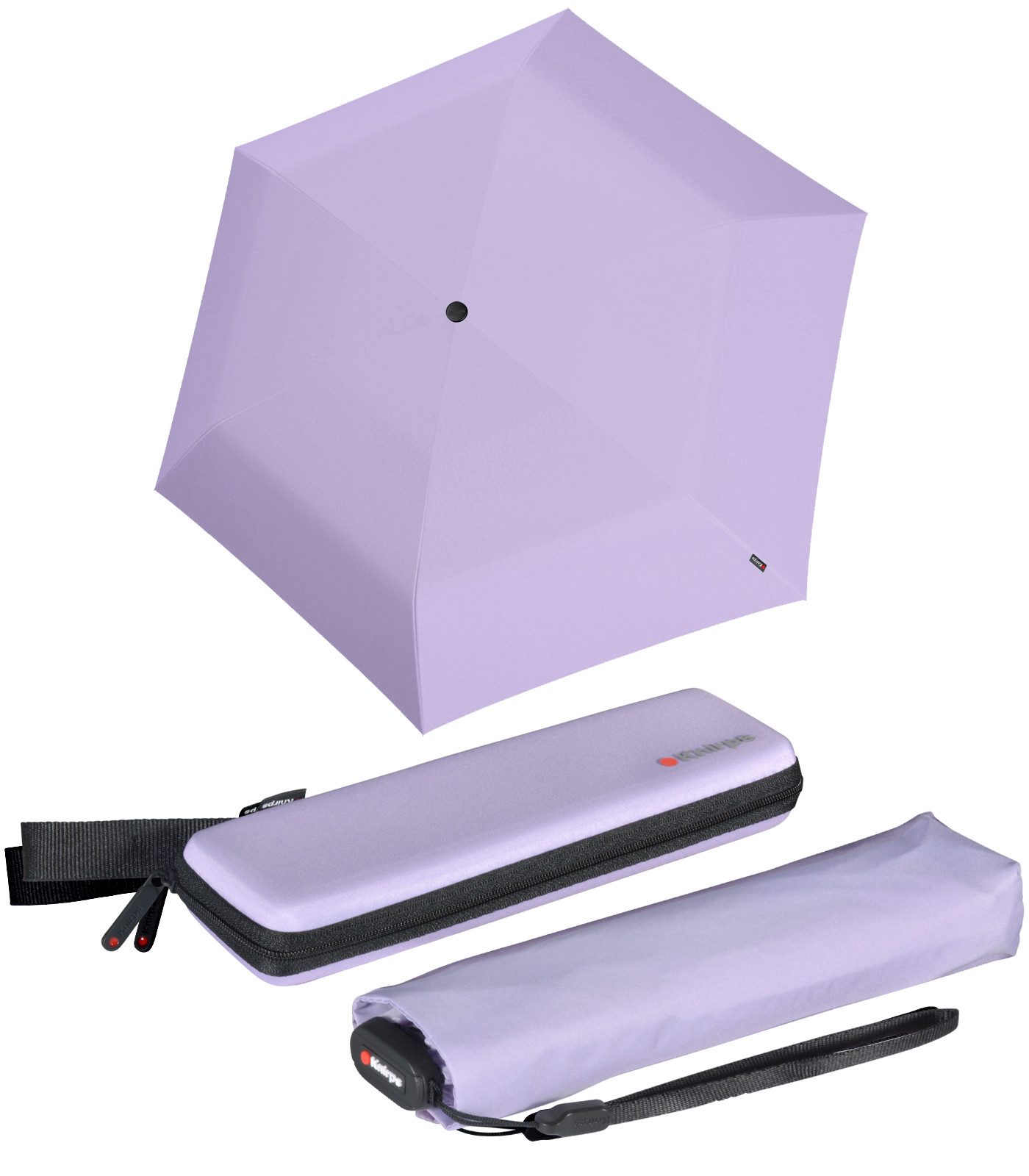 Knirps® Taschenregenschirm US.050 Ultra Light Slim Manual im stabilen Etui, extrem leicht und super kompakt