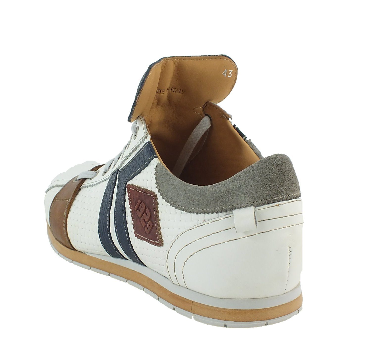 Schuhe Sneaker Kamo-Gutsu Kamo-Gutsu Herren Sneaker Tifo 030 Yuma Bianco Sneaker
