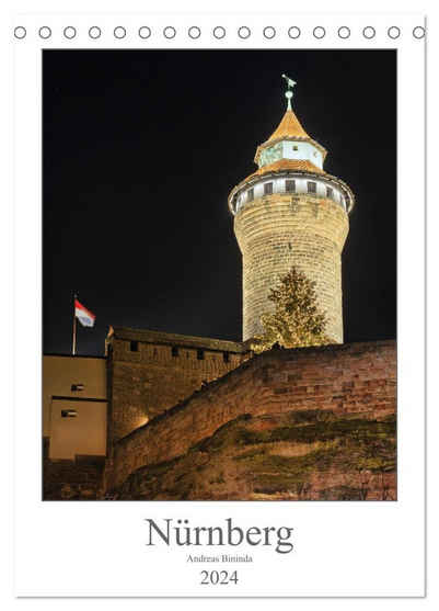 CALVENDO Wandkalender Nürnberg (Tischkalender 2024 DIN A5 hoch), CALVENDO Monatskalender