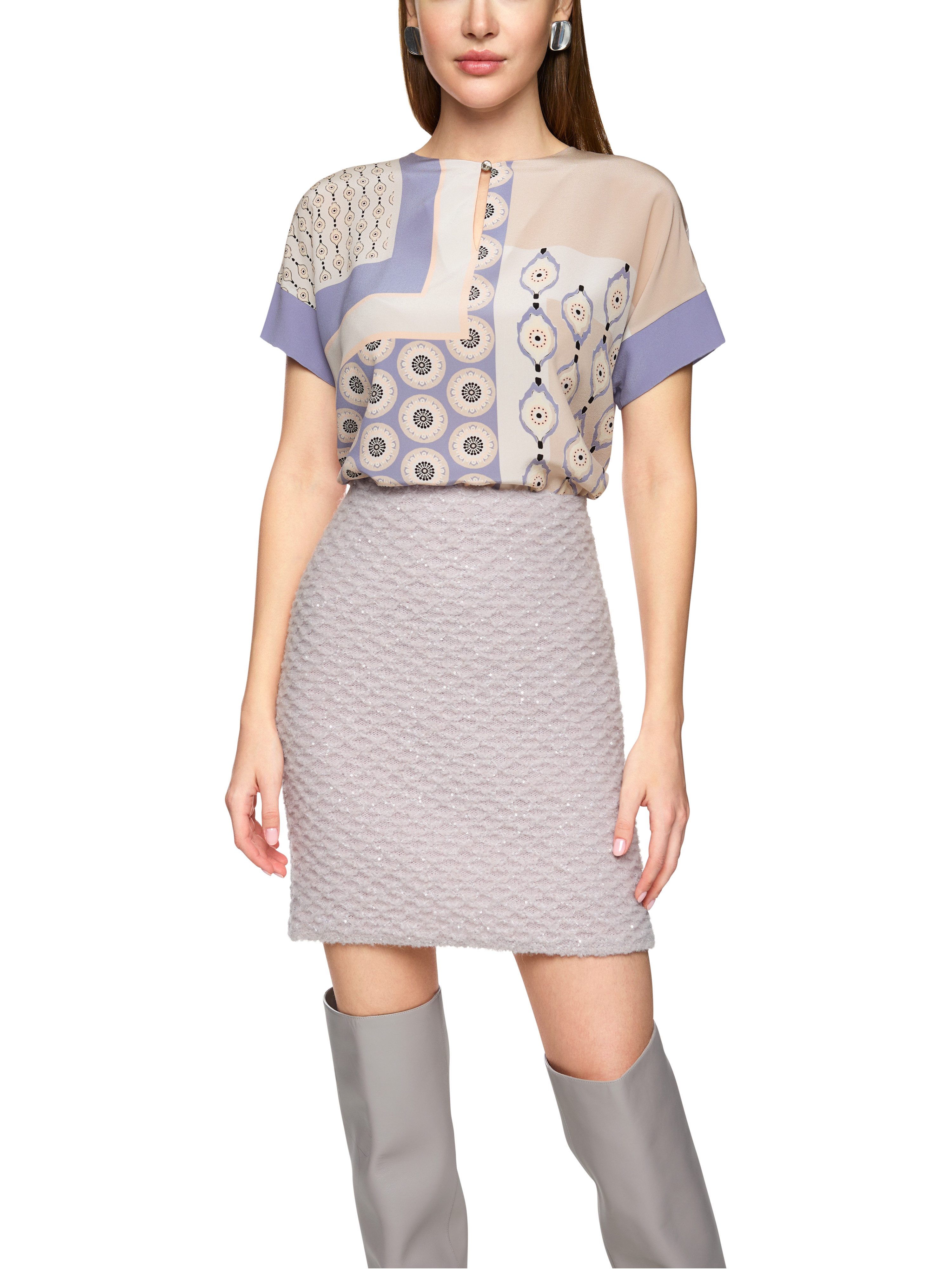 Marc Cain Shirtbluse Romantic Tresaures Premium Damenmode aus 100% Seide, R günstig online kaufen