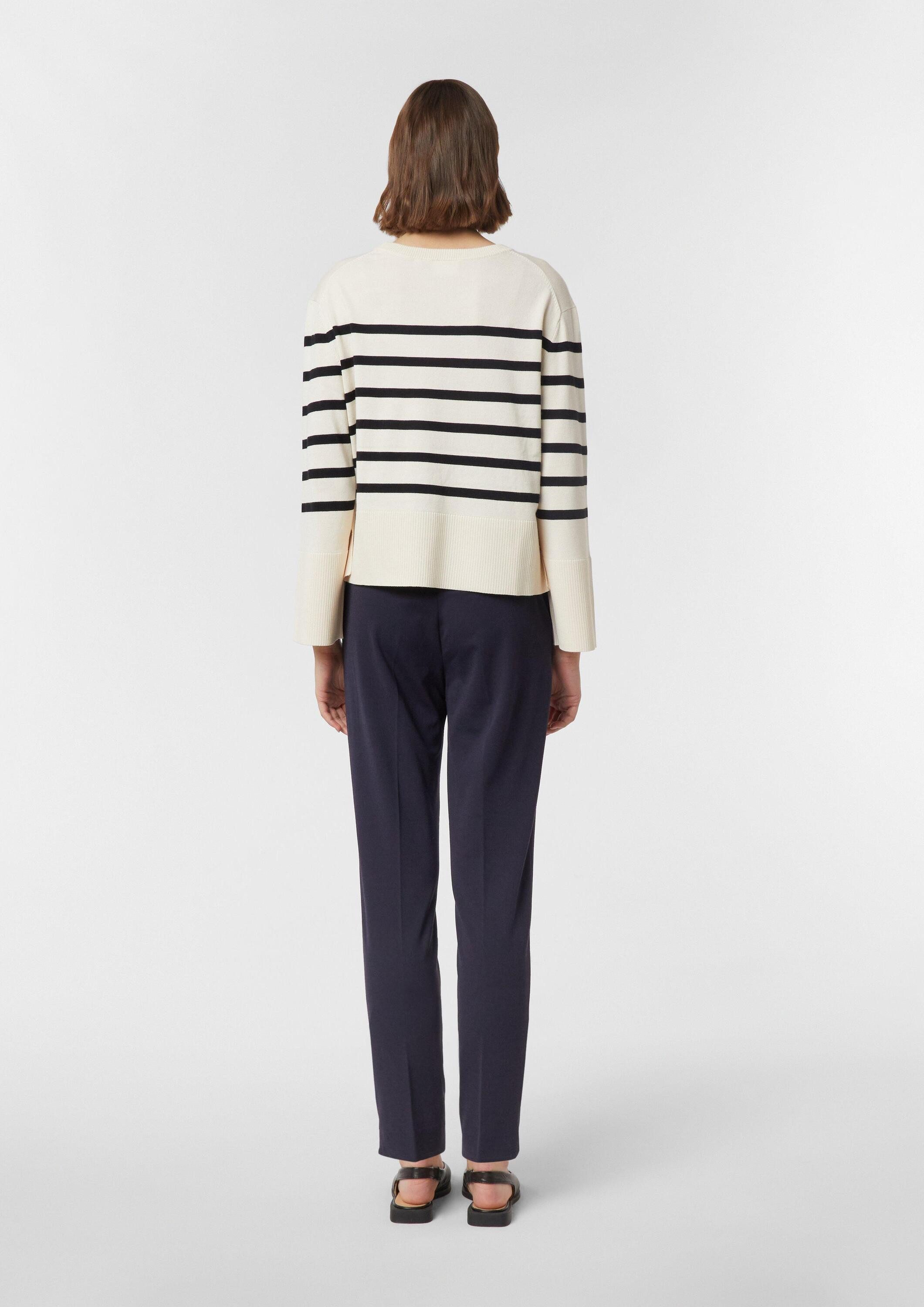 comma 7/8-Hose Hose Cigarette-Pants aus weichem Jersey