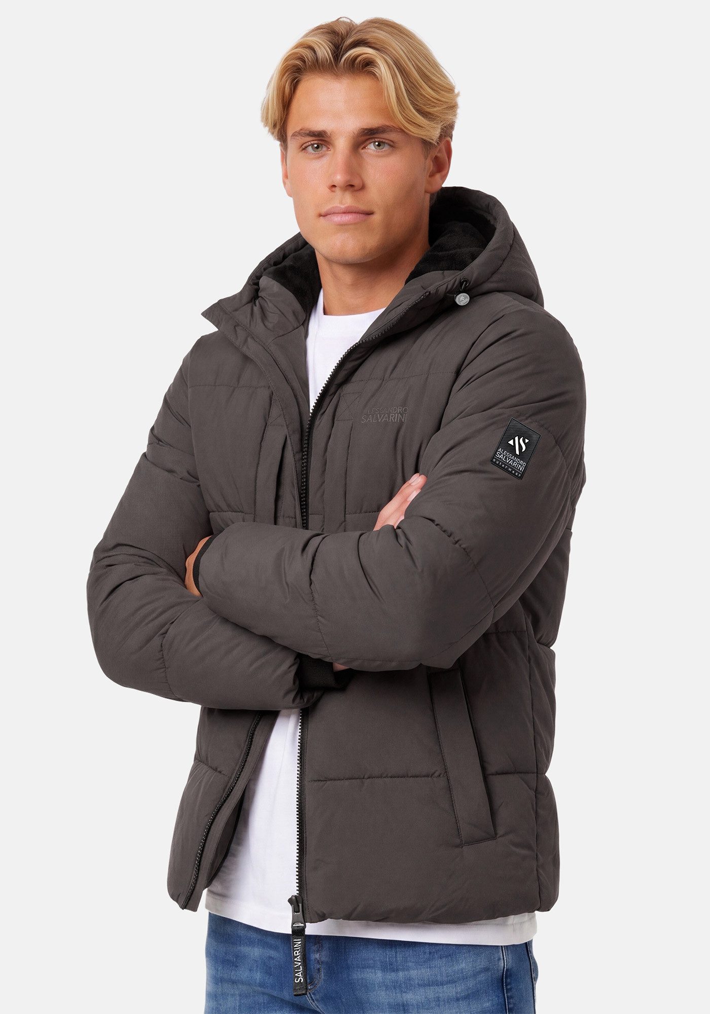 Alessandro Salvarini Winterjacke ASKelvin innen komplett mit warmem Teddyfell – Bild 3 von 5