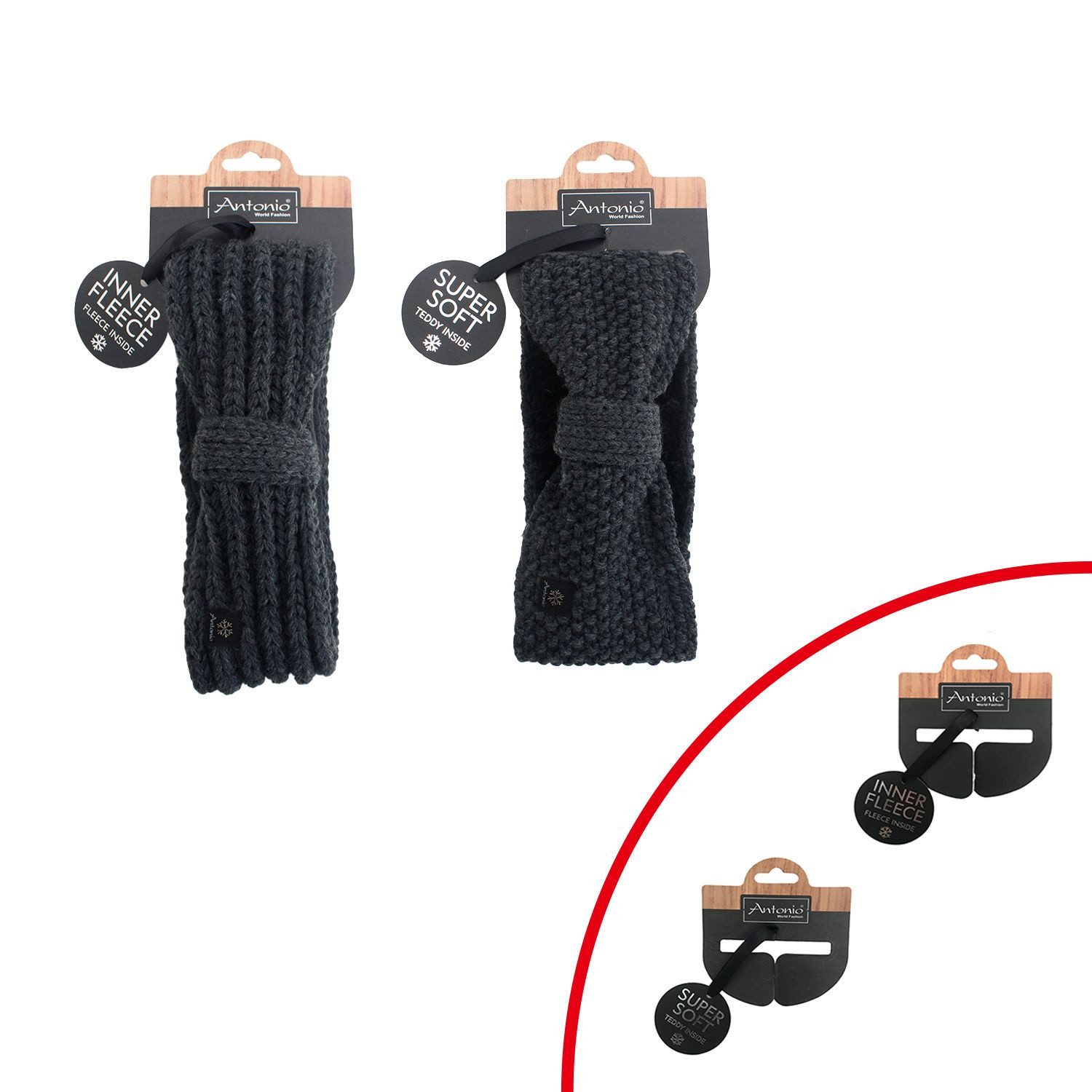 Antonio Strickmütze Antonio Damen Strickstirnband mit günstig online kaufen