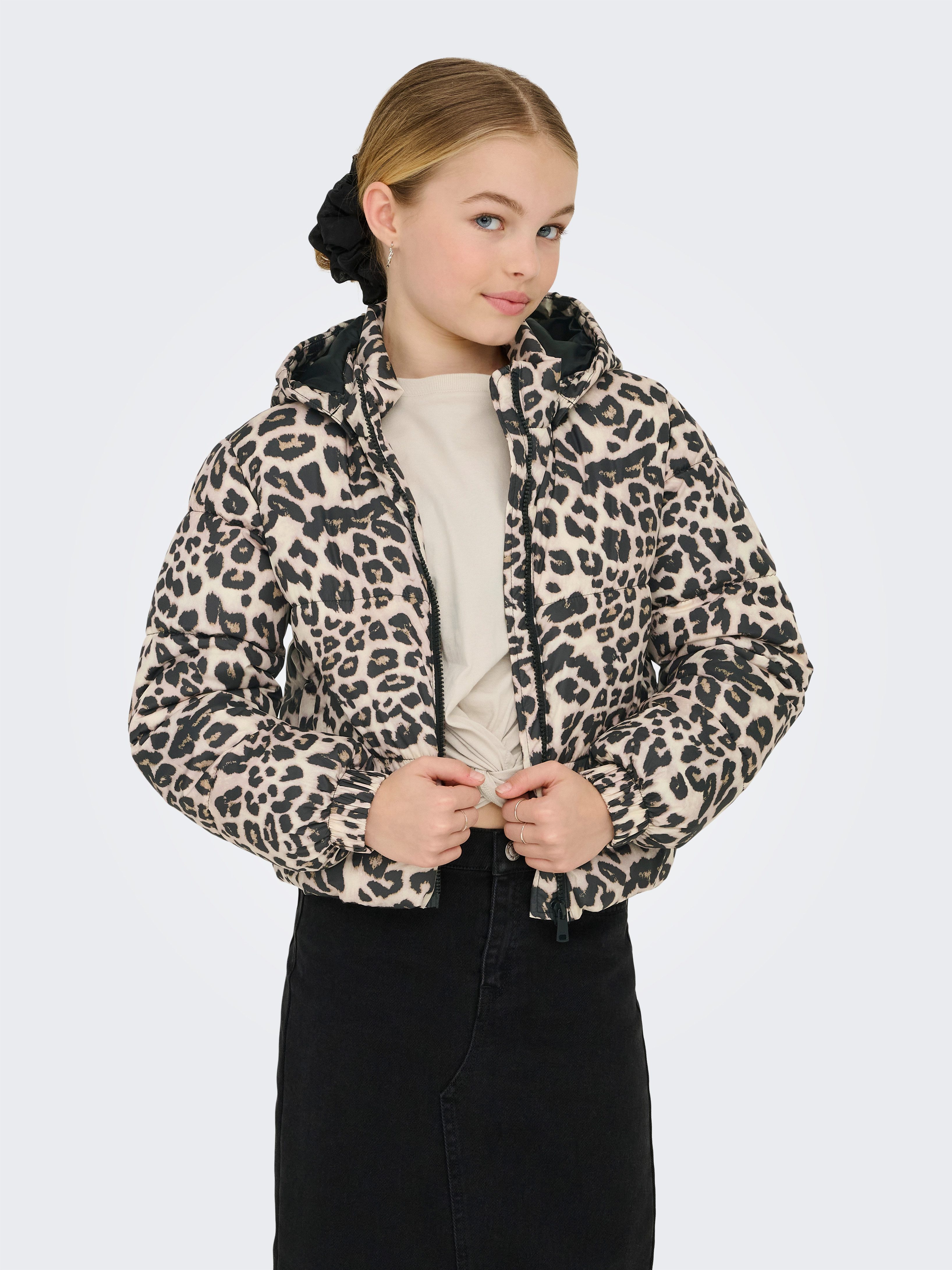 KIDS ONLY Steppjacke KOGDALIA SHORT PUFFER AOP JACKET CP OTW