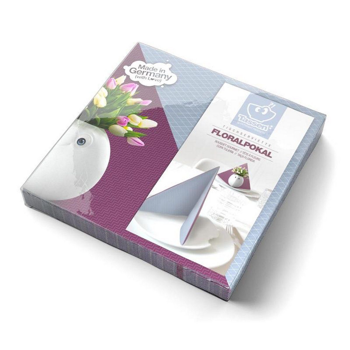 FIFTYEIGHT PRODUCTS Papierserviette TV Tassen, 20 Stück