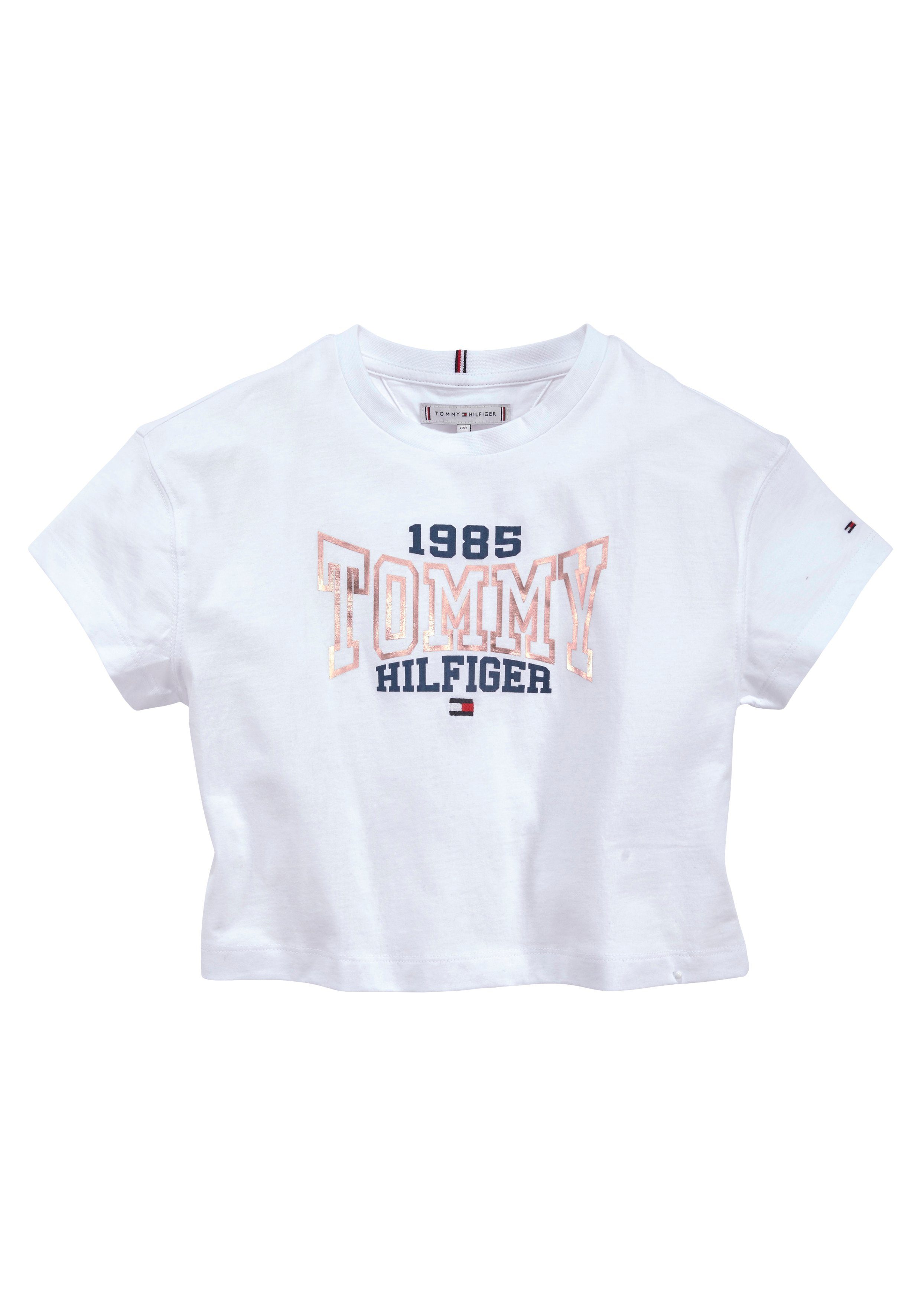 Tommy Hilfiger T-Shirt TOMMY 1985 VARSITY TEE S/S mit Tommy Hilfiger 1985  Varsity Print