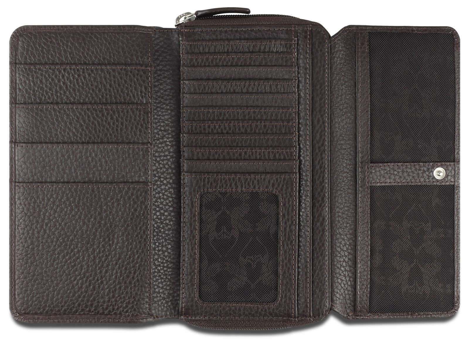 MANO Geldbörse Don Tommas, aus echtem Rindsleder