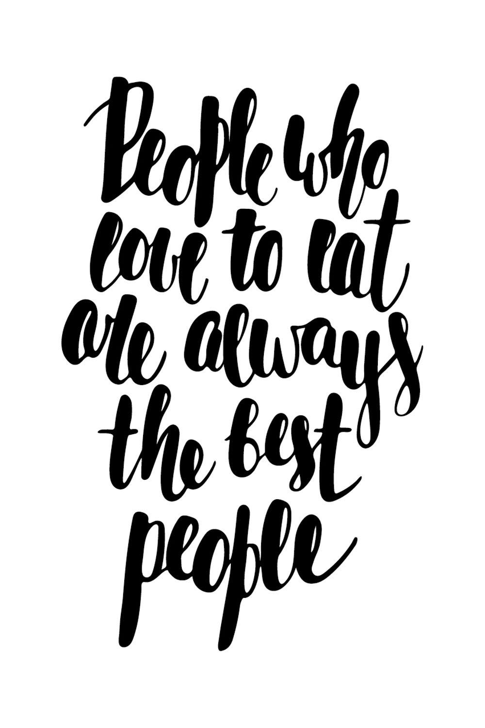 Im Angebot zu einem supergünstigen Preis! best People Wanddekoobjekt Stahlblech, eat to bedruckt queence are the who aus people, love Schild always