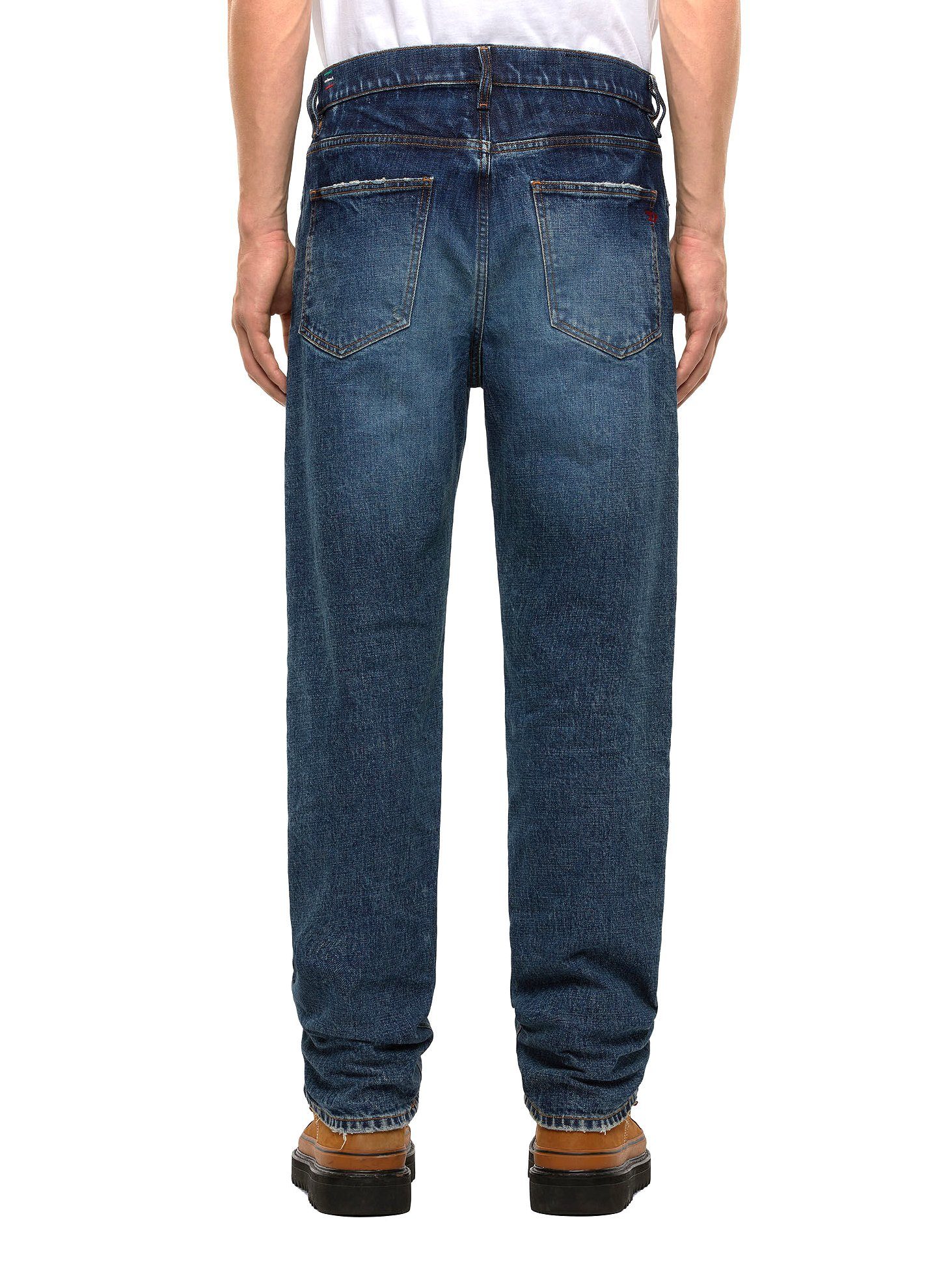 Diesel Loose-fit-Jeans 0079P Straight Hose Stretch - D-Macs
