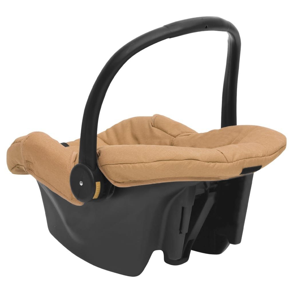 vidaXL Autokindersitz Babyschale Taupe 42x65x57 cm