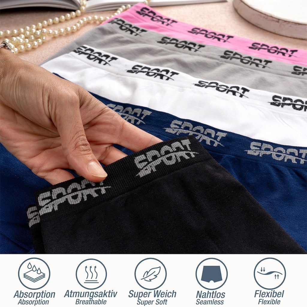 LOREZA Panty 10er Set Mädchen Pantys Boxershorts - Sport (Spar-Packung, 10-St) – Bild 4 von 5