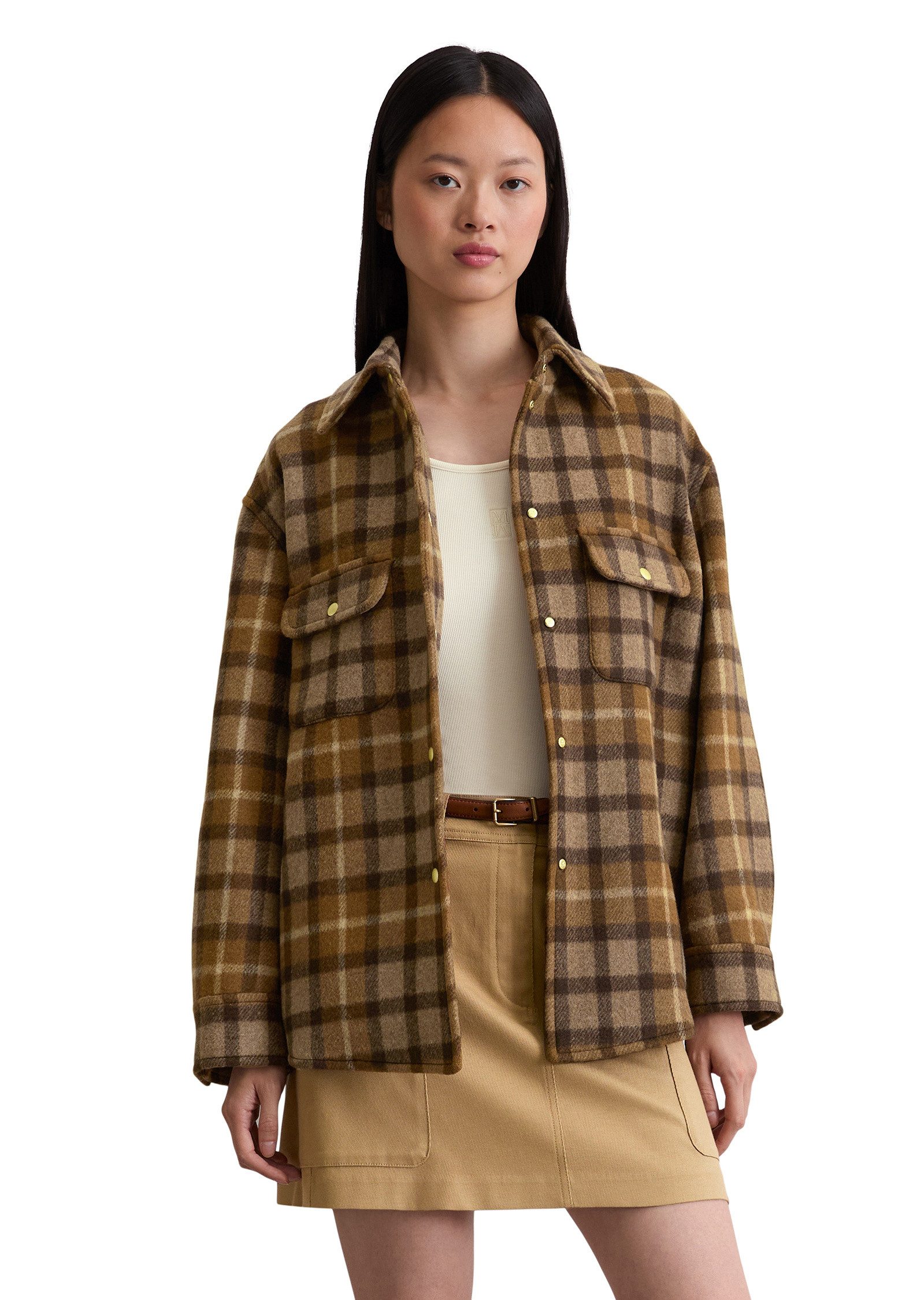 Marc O'Polo Outdoorjacke aus italienischem Wolle-Mix günstig online kaufen