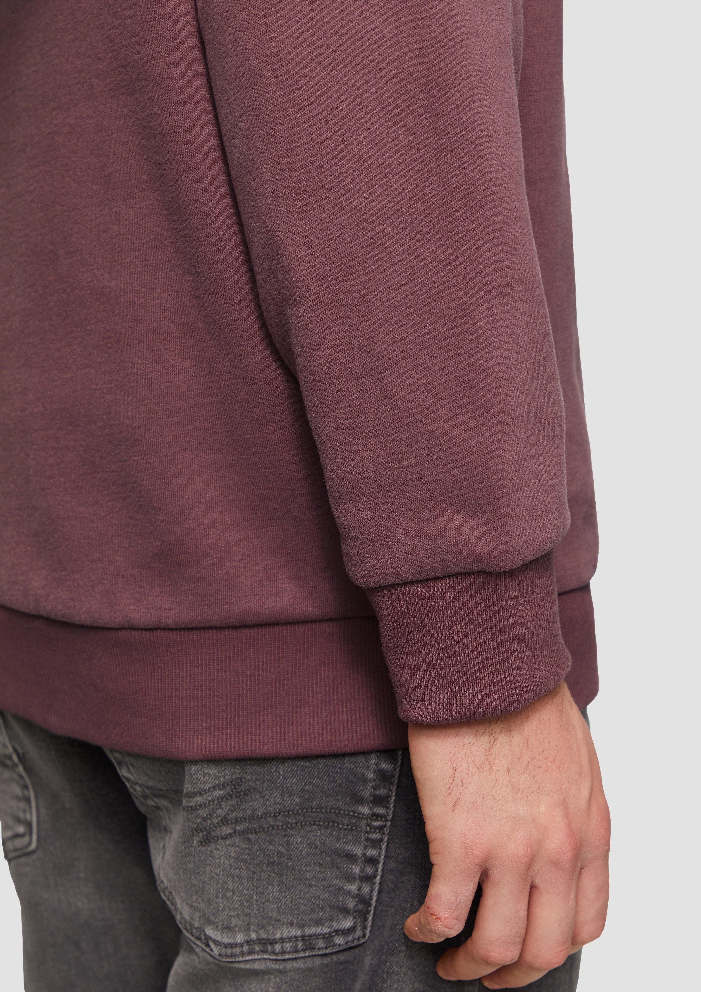 QS Sweatshirt Sweatshirt mit Logostickerei Stickerei günstig online kaufen