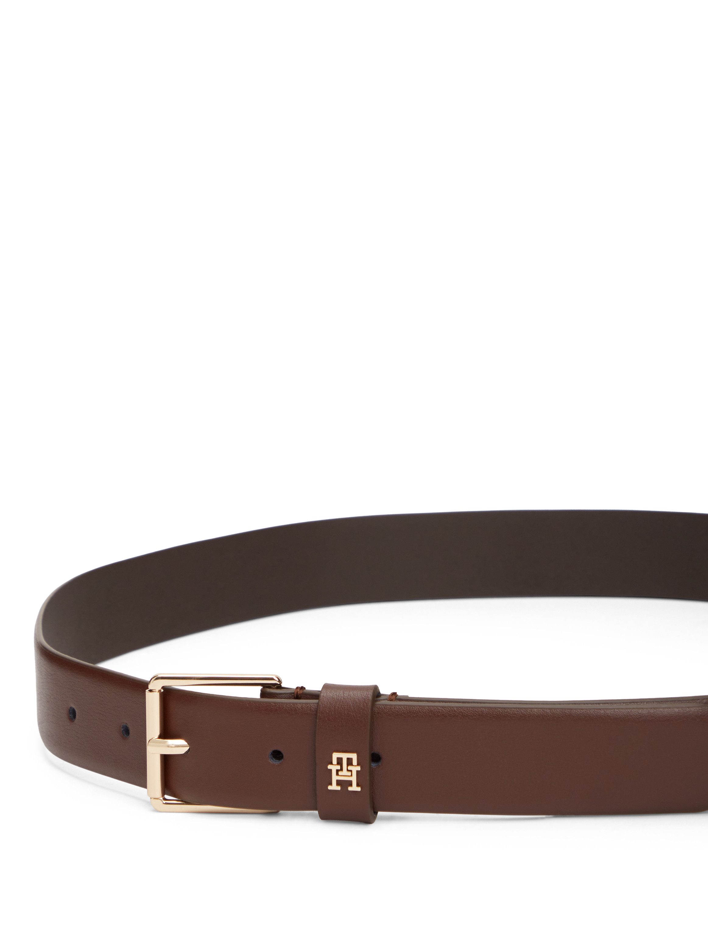 Tommy Hilfiger Ledergürtel TH SQUARE 3 cm breit mit quadratischer Schnalle, Breite: 3cm