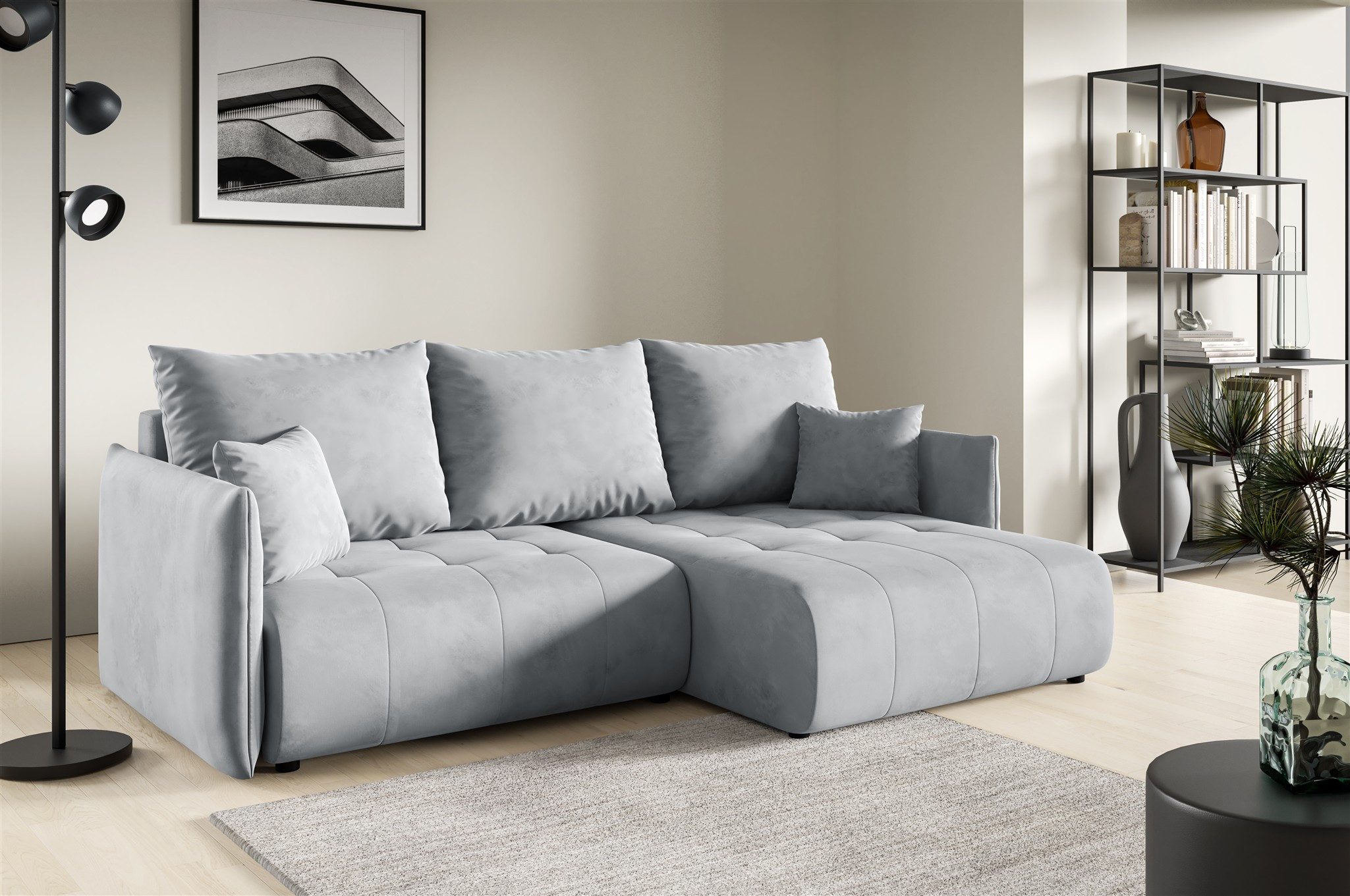 Fun Möbel Ecksofa Schlafsofa Sofa CANIO günstig online kaufen