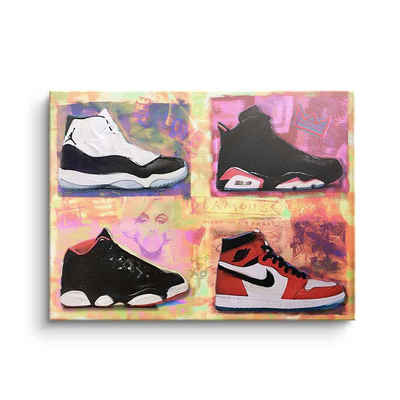 DOTCOMCANVAS® Leinwandbild Air Jordan Sneaker, Leinwandbild Air Jordan Sneaker Lifestyle Sportschuhe Nike