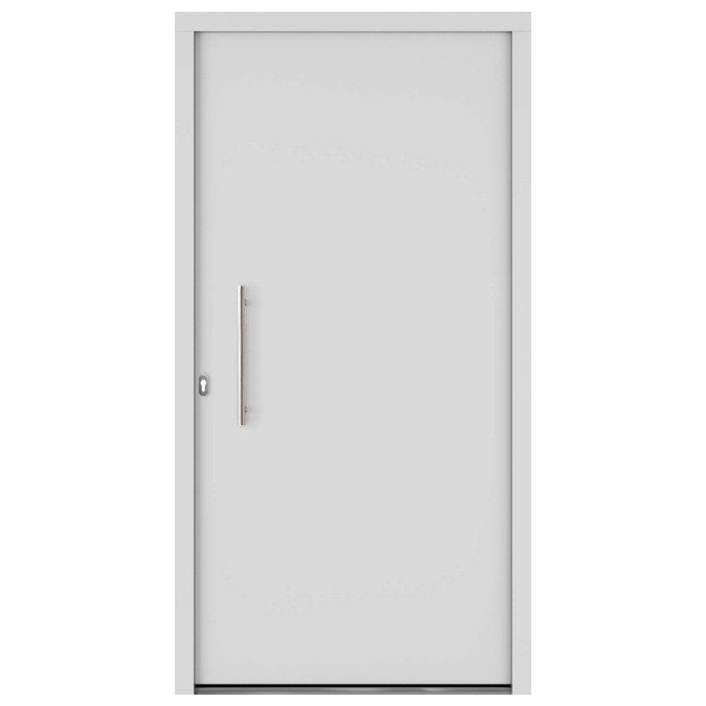 HORI Haustür (Schalldämmung, Robust, Einfache Montage, Wärmeschutz, Sonnenschutz), 1000 x 2000 mm, anthrazit, DIN links, Safety Slim