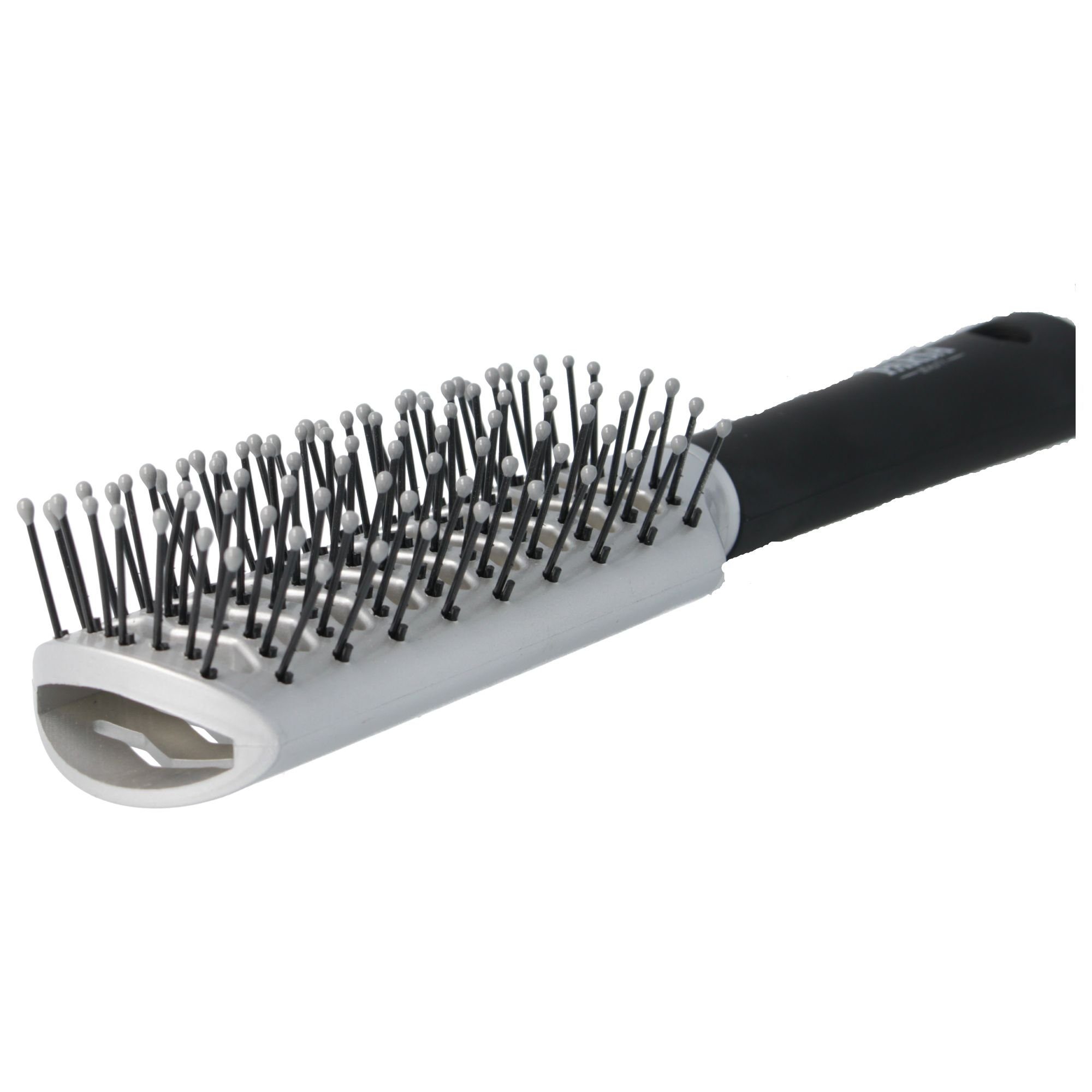 Haarbürste Föhnbürste Kunststoffpins Line mit Haarbürste silber Beauty Trend PARSA