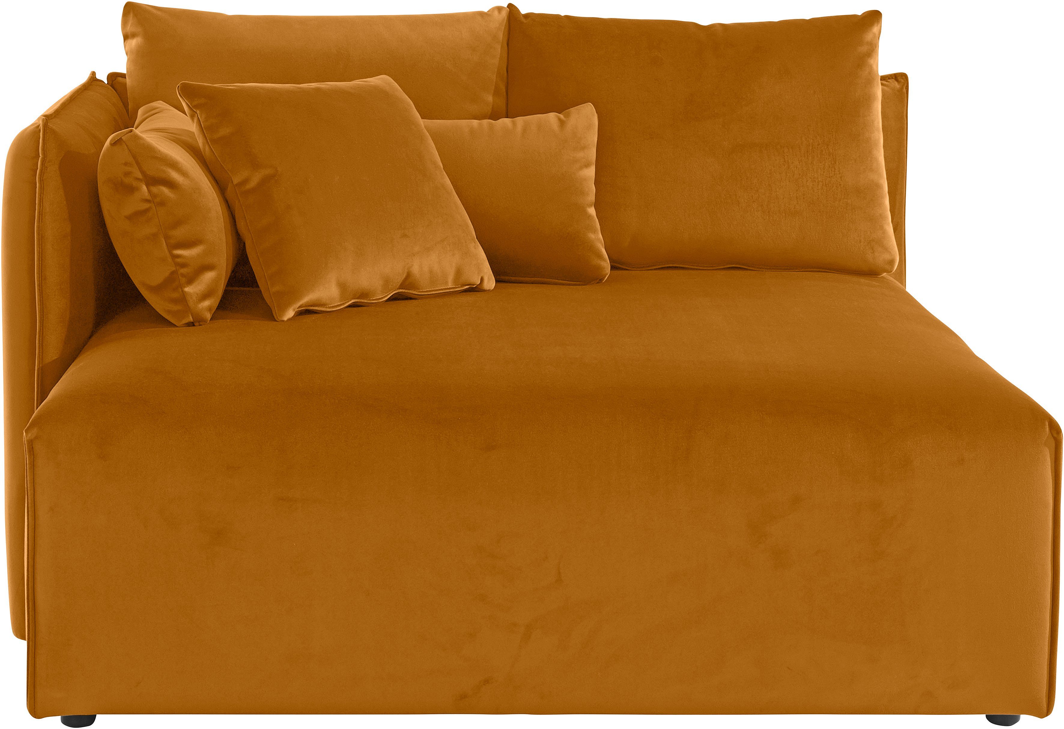 OTTO home Ottomane Nöre, kurzes Lounge-Modul - zum Zusammenstellen, Breite 138 cm, Tiefe 128 cm