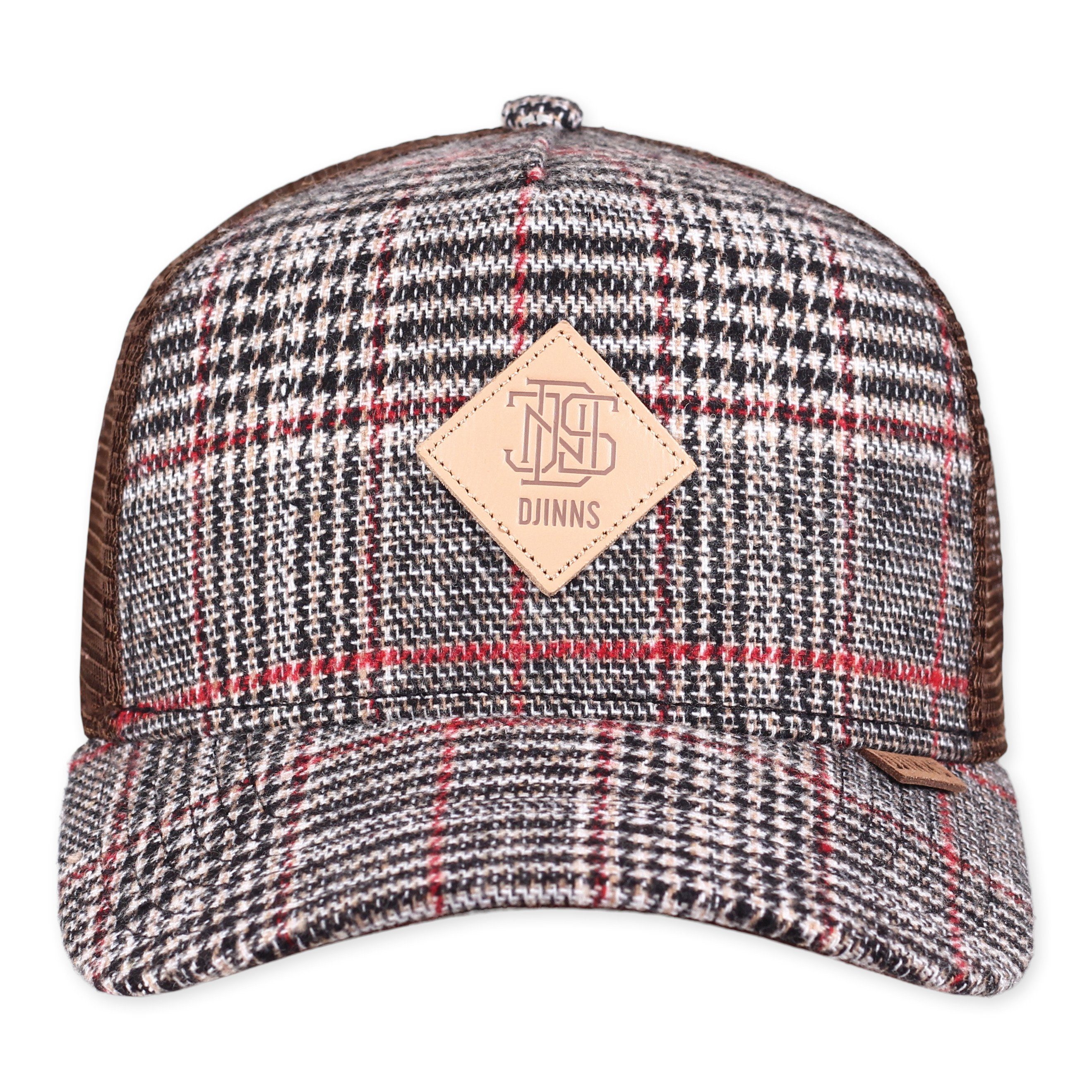 Check Djinns Cap Tweed Coffee Baseball HFT