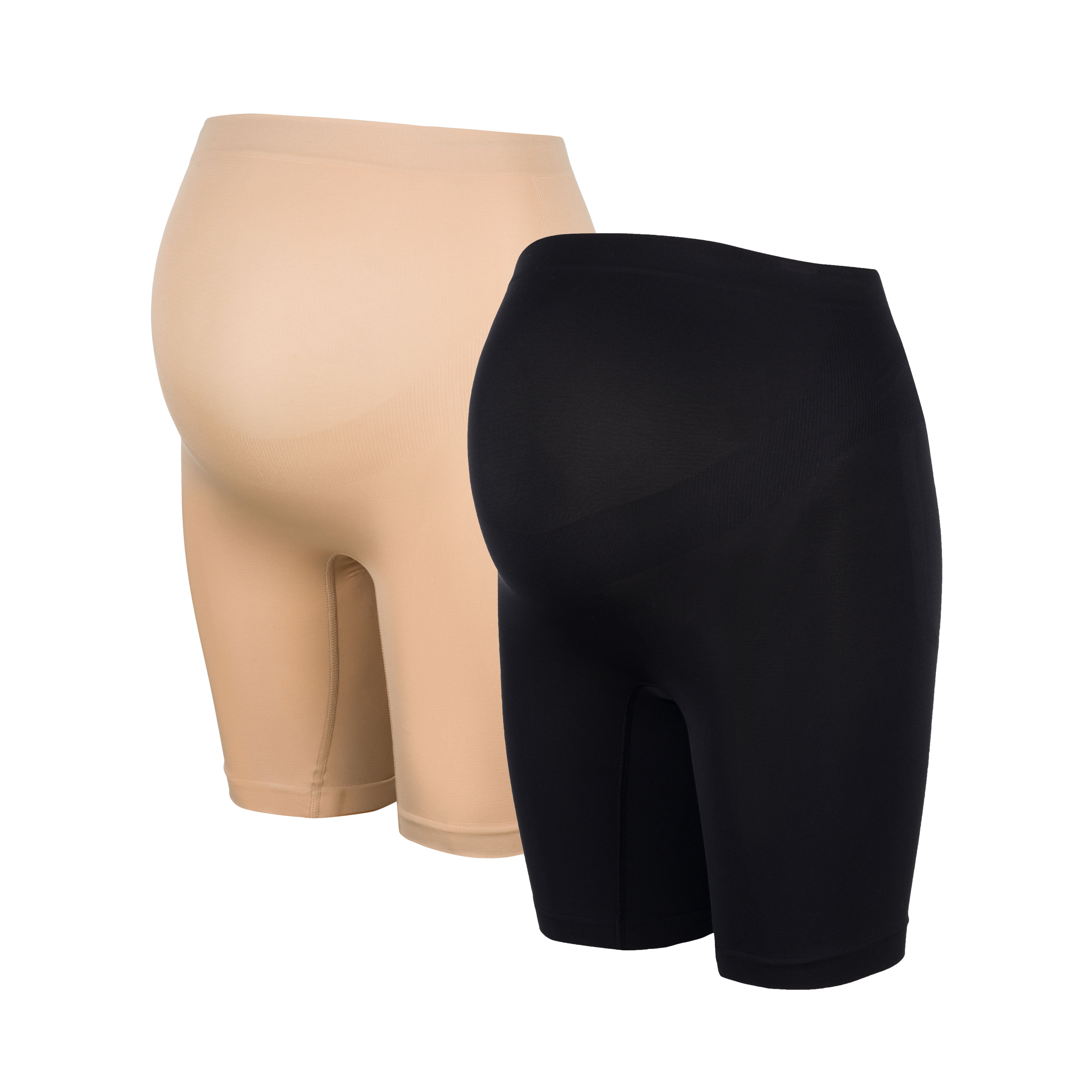 Herzmutter Umstandsslip Überbauchslip-Schwangerschaftsslip mit langem Bein - Nahtlos-Stützend (2-St)