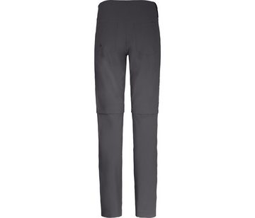 Bergson Zip-off-Hose AALBORG Vario Zipp-Off (slim) Damen Wanderhose, recycelt, elastisch, sportlich, Normalgrößen, grau