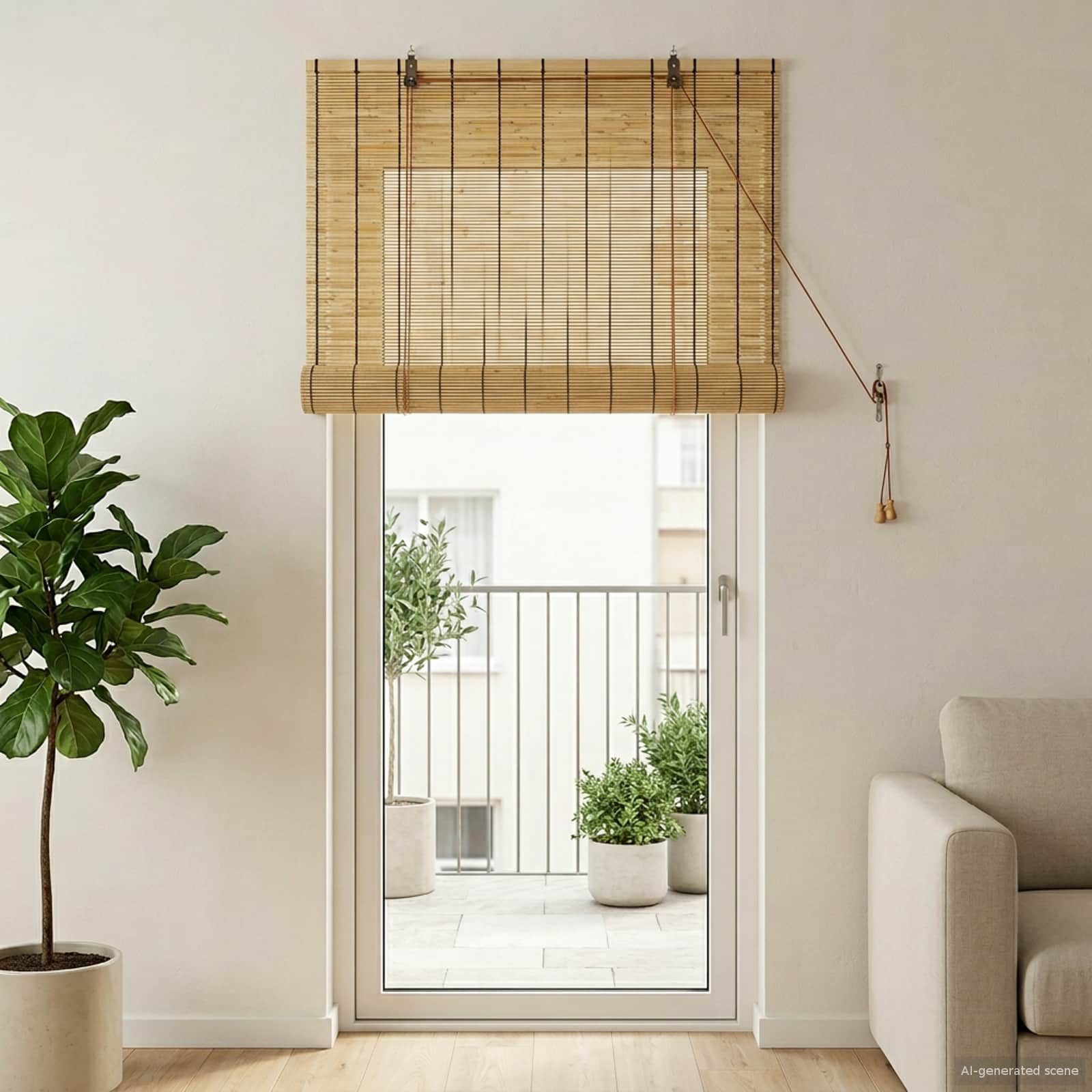Rollo Rollo Natur 100 x 220 cm Schilf, vidaXL
