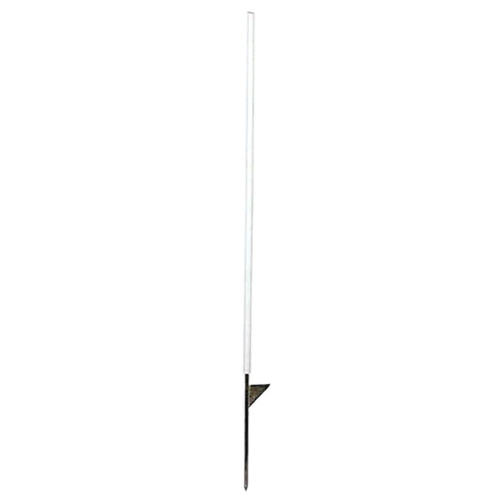 Kerbl Weidenzaun 20 Stück Kunststoff-Pfähle weiss 110 cm mit Tritt