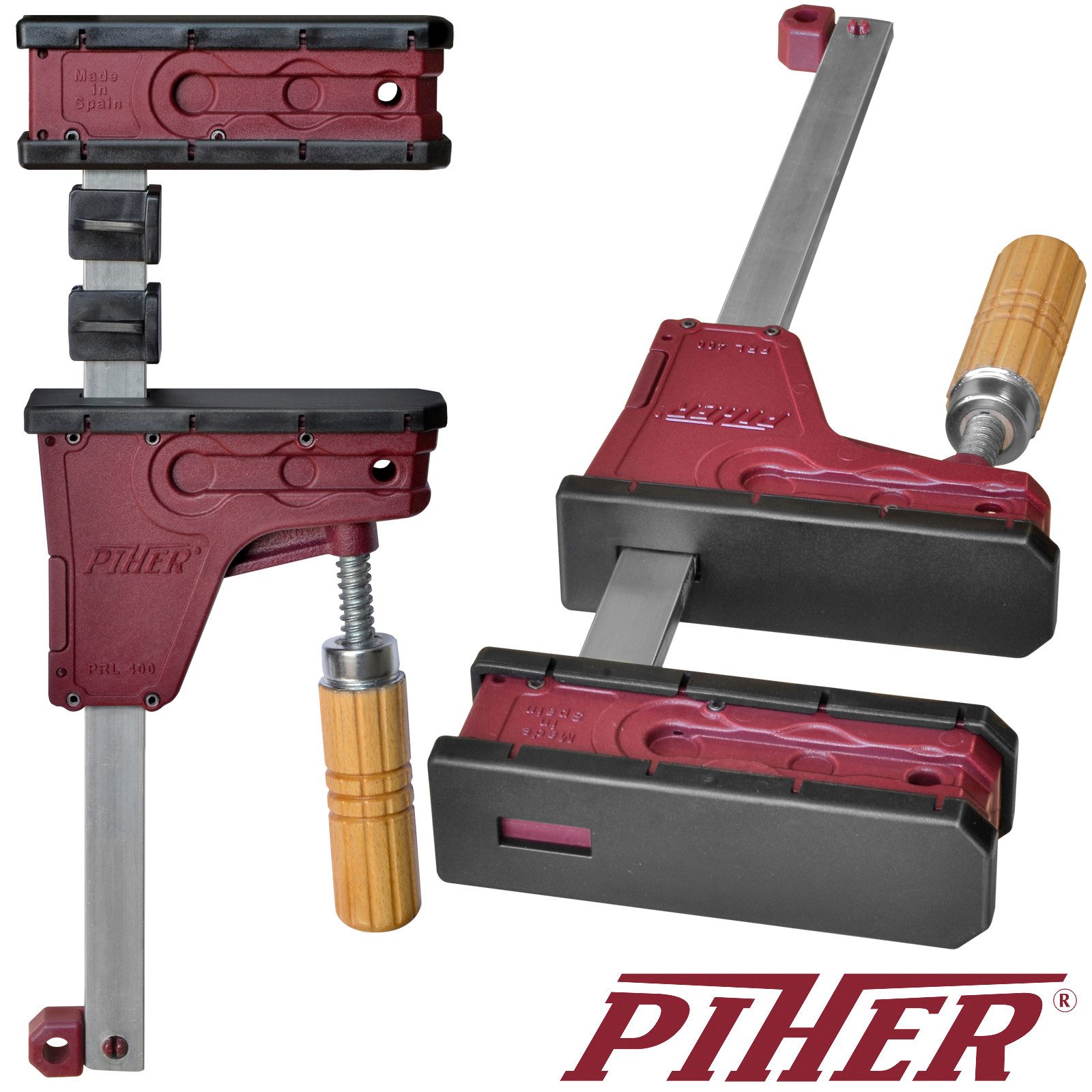 Piher Schraubzwinge Piher Parallel Schraubzwinge 400 kg 60 cm, (1 Stück)
