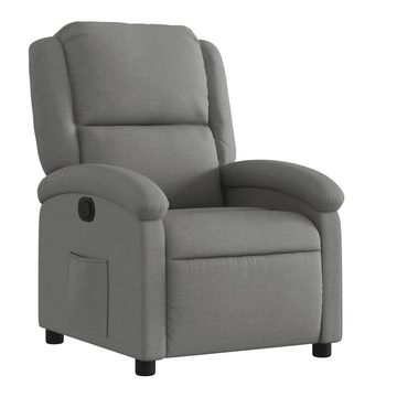 vidaXL Sessel Relaxsessel Dunkelgrau Stoff (1-St)