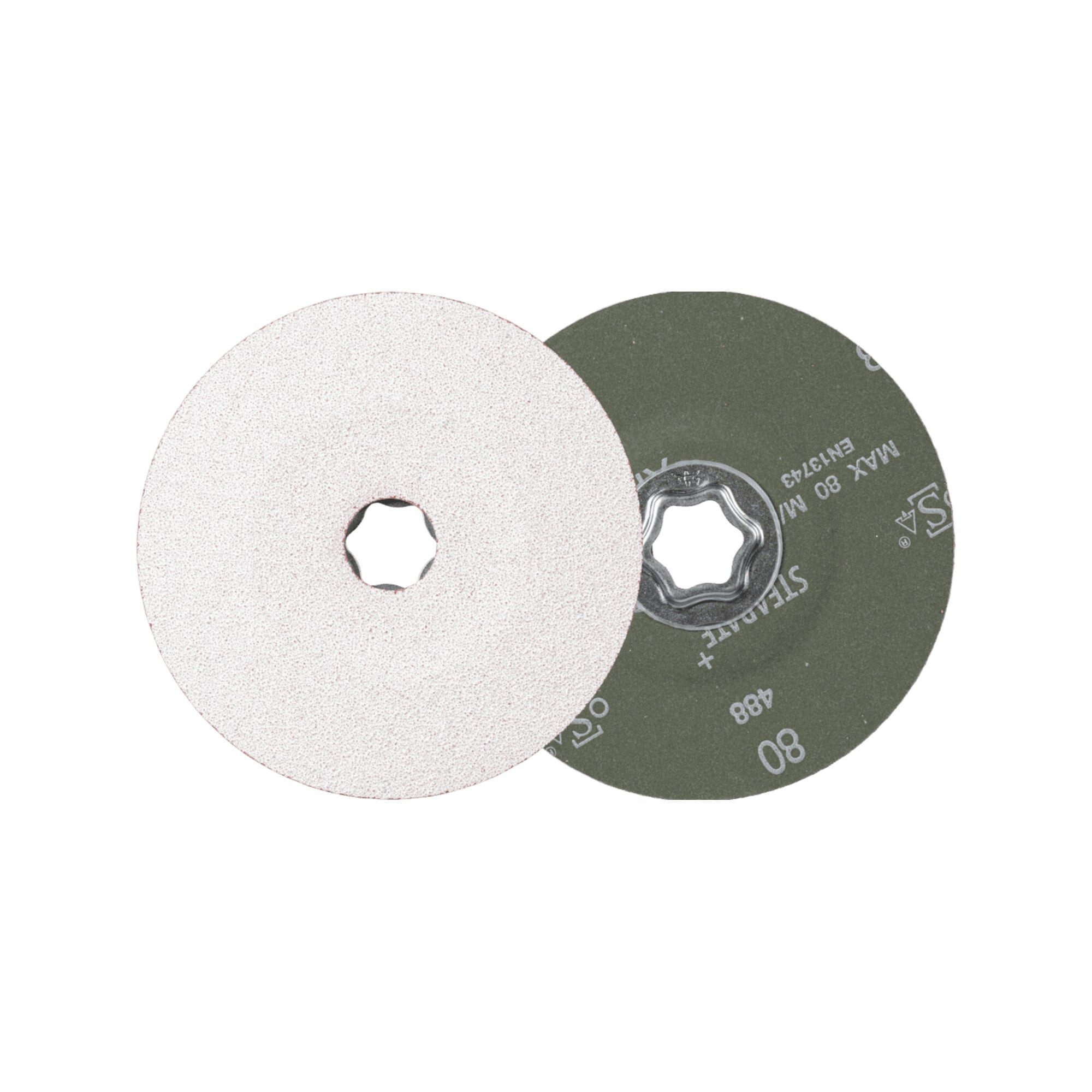Pferd Schleifscheibe PFERD TOOLS COMBICLICK Keramikkorn Fiberscheibe Ø 125 mm CO-ALU80 für