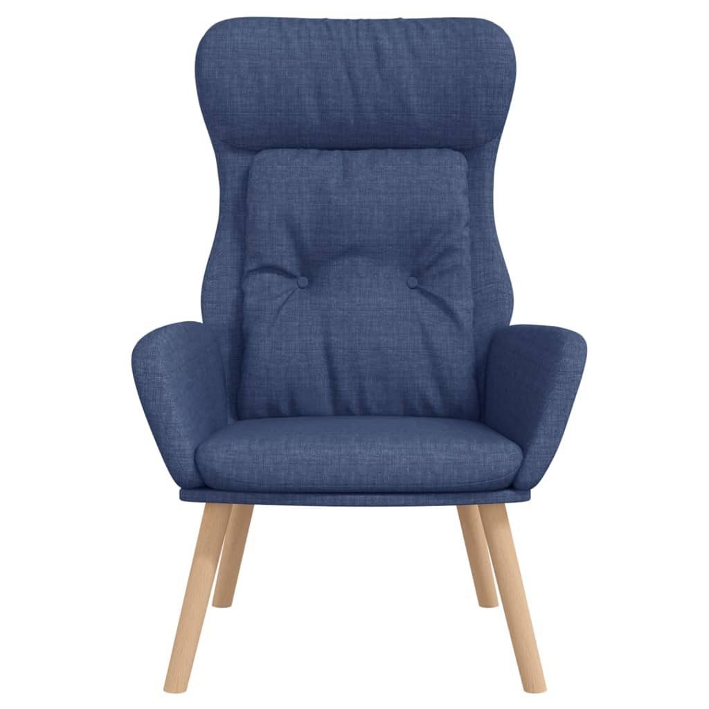 vidaXL Sessel Relaxsessel Relaxstuhl Loungesessel Sessel Polsterstuhl Blau Stoff