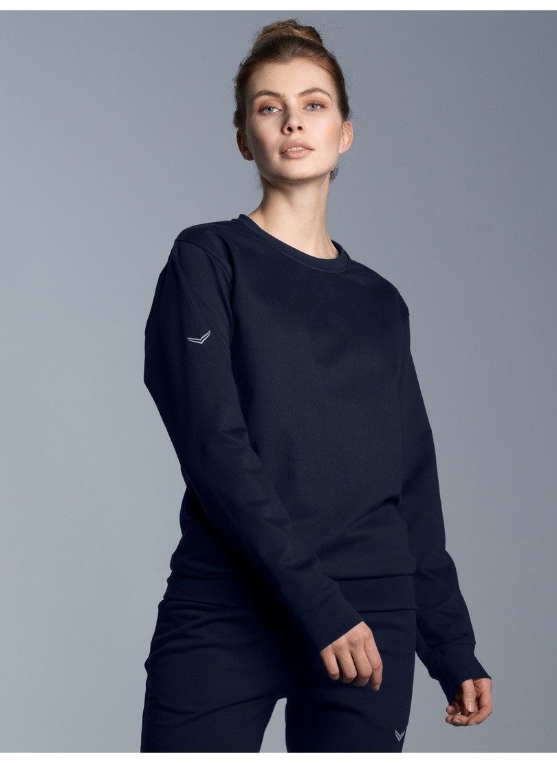 Trigema Sweatshirt TRIGEMA Sweatshirt aus Biobaumwolle