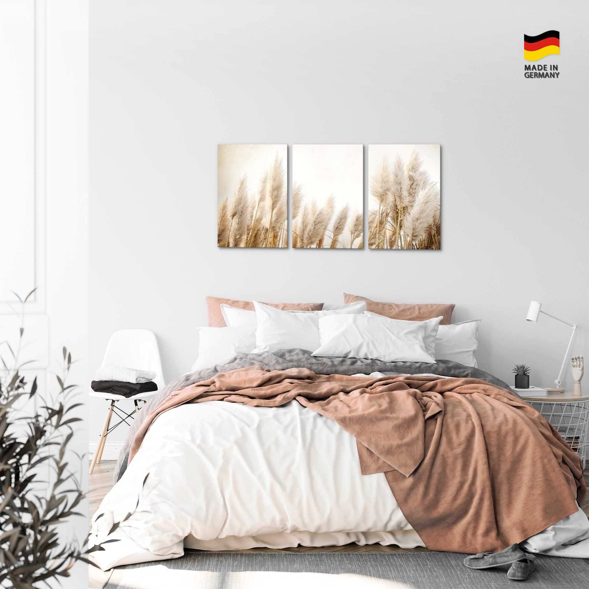 Runa Art Wandbild Boho Style Deko Bild Wohnzimmer Schlafzimmer Kunstdruck Beige