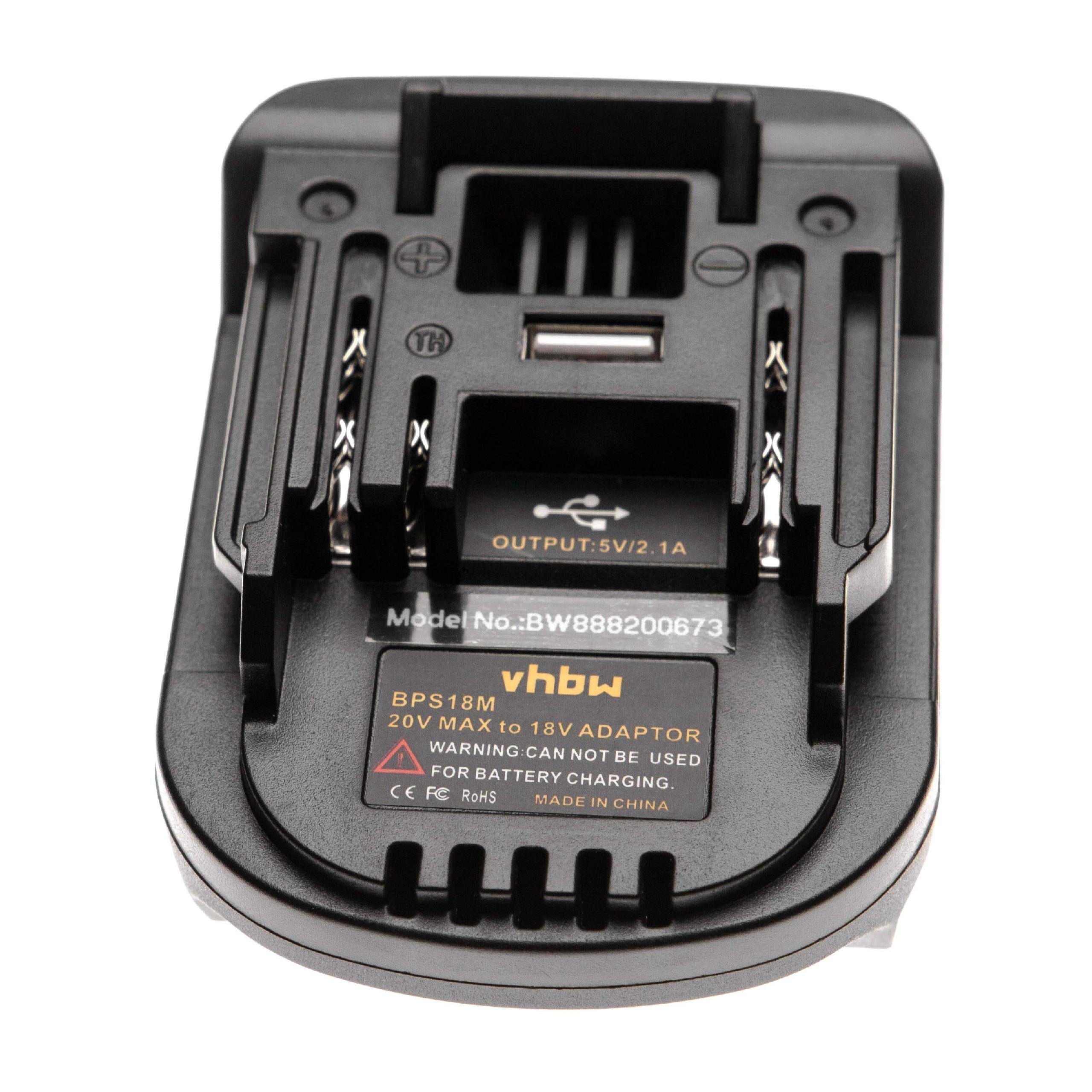 vhbw passend für Black & Decker Elektrowerkzeug Adapter