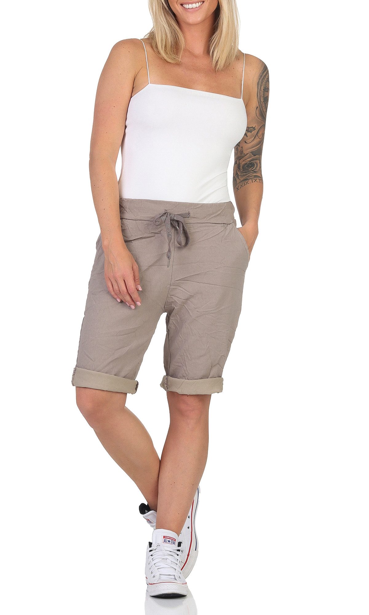simaranda Bermudas Damen Bermuda 8130 36-40 Schlamm