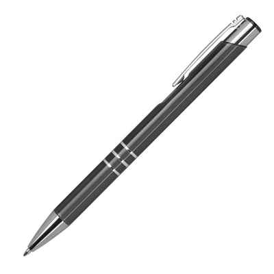 Livepac Office Kugelschreiber Kugelschreiber aus Metall / vollfarbig lackiert / Farbe: anthrazit (ma