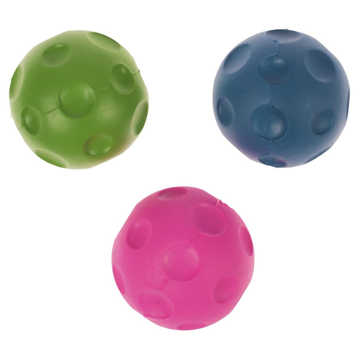 DUVO+ Spielknochen Hundespielzeug Bouncy Ball mix Naturgummi