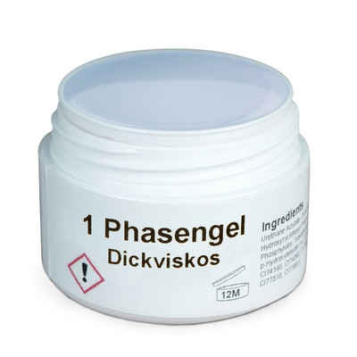 GS-Nails UV-Gel 1-Phasen Gel Dickviskos 50ml, Mit Gilbschutz
