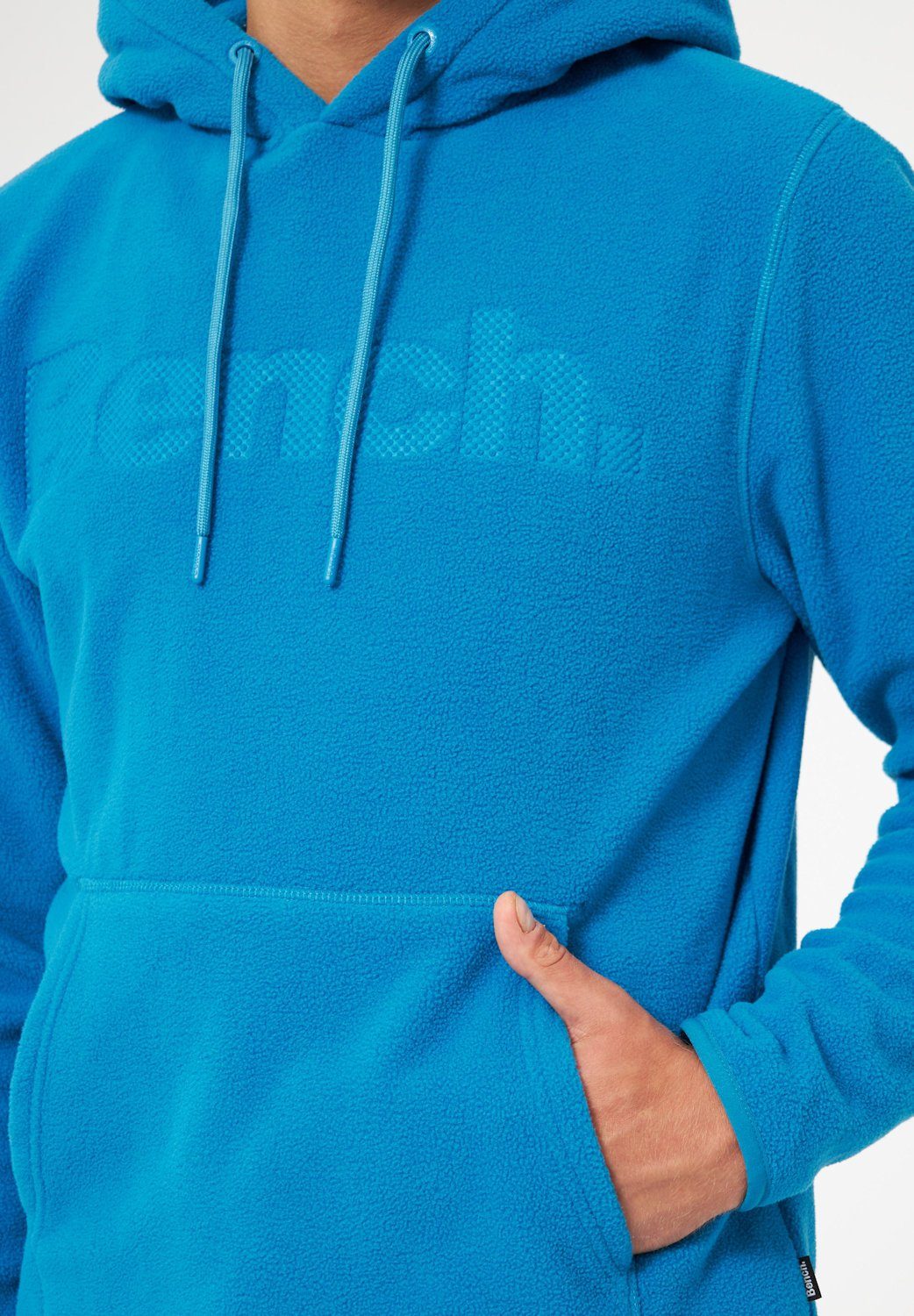 Bench. Hoodie Himala, Polar Fleece Teal Blue