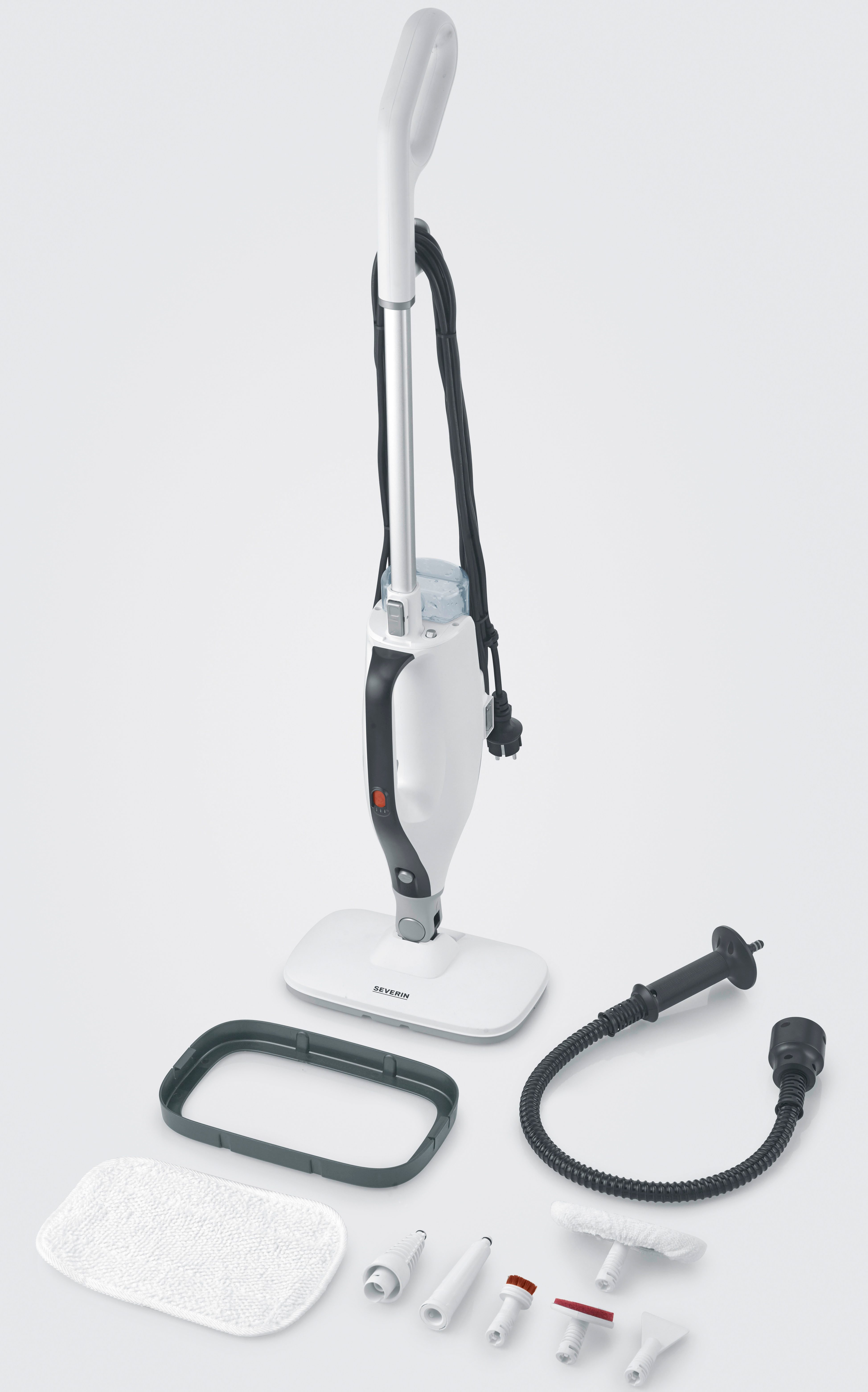 Severin Multi-Sauger SC 7145, 1400 W, Dampfreiniger mit Kombi-Zubehör