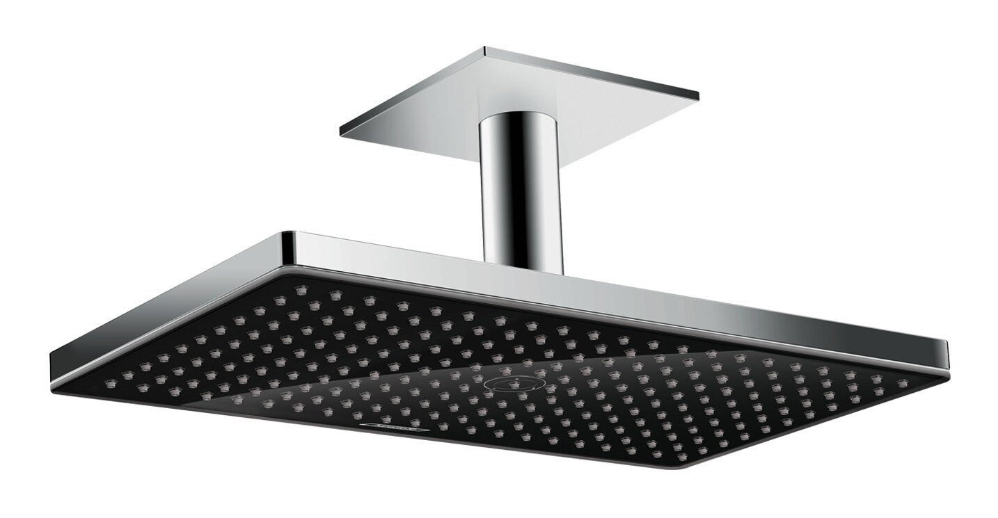 hansgrohe Kopfbrause Rainmaker Select, Kopfbrause 460 1jet mit Deckenanschluss - Schwarz / Chrom