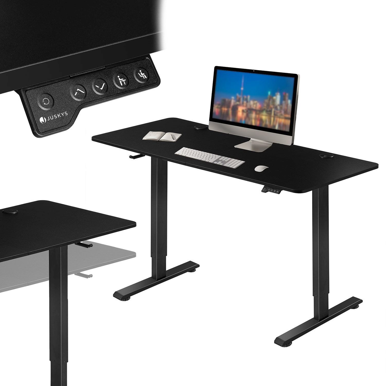 Juskys Schreibtisch Office Stand, 120 x günstig online kaufen