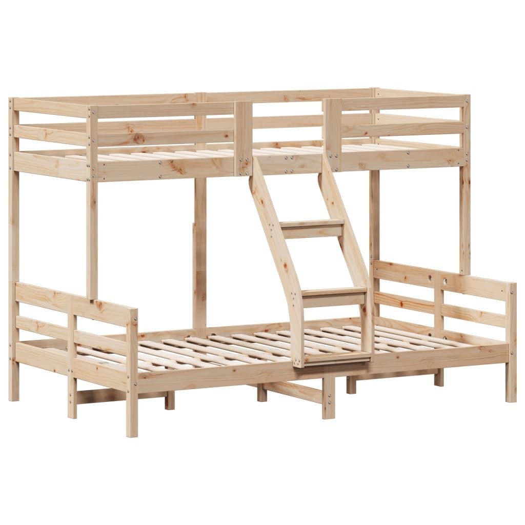 vidaXL Bett Etagenbett 90x200/120x200 cm Massivholz günstig online kaufen