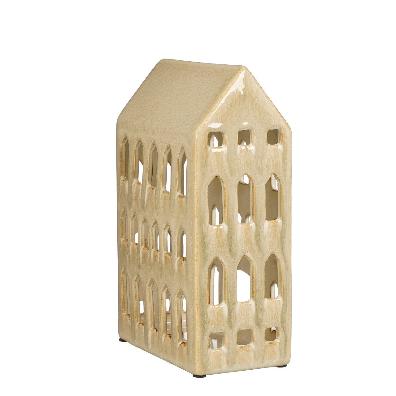 House of Seasons Weihnachtsfigur House of Seasons Haus Keramik 22,5 x 14 x 8,5 cm